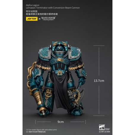Joytoy - Warhammer - Legión Alfa - Lernaean Terminator con Cañón de Rayos de Conversión - La Herejía de Horus