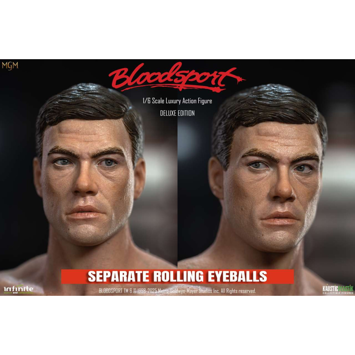 Estatua Infinita X Kaustic Plastik - Frank Dux Deluxe 1/6 -Bloodsport