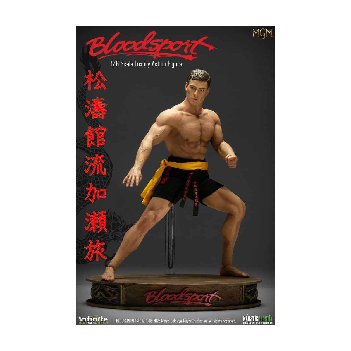 Estatua Infinita X Kaustic Plastik - Frank Dux Edición Estándar 1/6 -Bloodsport