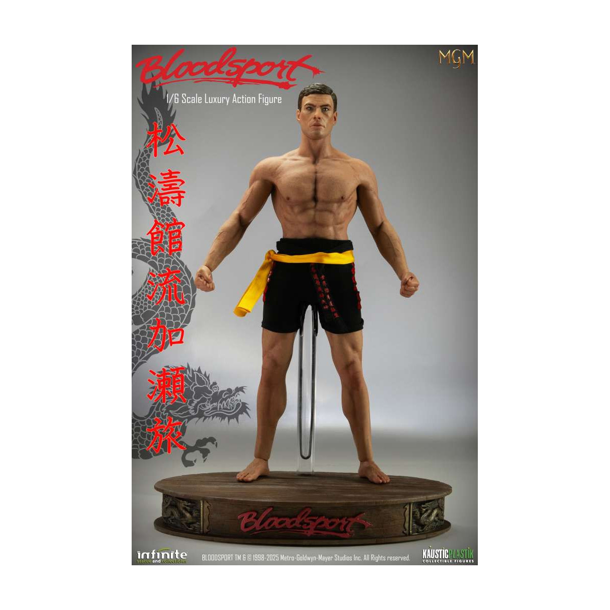 Estatua Infinita X Kaustic Plastik - Frank Dux Edición Estándar 1/6 -Bloodsport