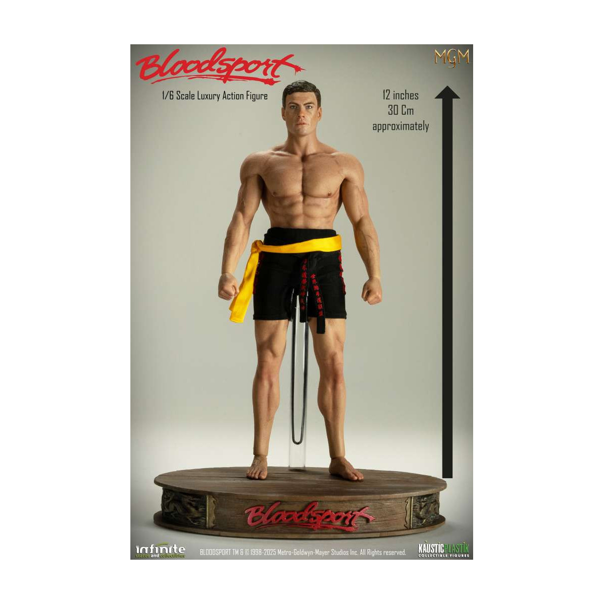 Estatua Infinita X Kaustic Plastik - Frank Dux Edición Estándar 1/6 -Bloodsport