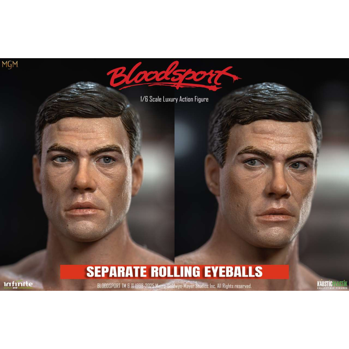 Estatua Infinita X Kaustic Plastik - Frank Dux Edición Estándar 1/6 -Bloodsport