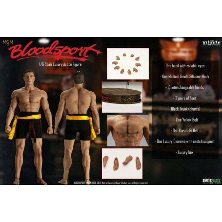 Estatua Infinita X Kaustic Plastik - Frank Dux Edición Estándar 1/6 -Bloodsport
