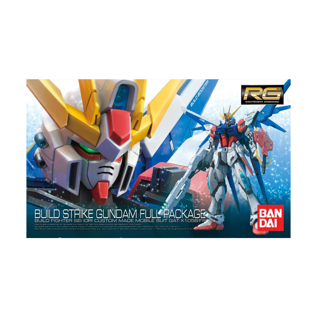 Bandai - Gunpla - 1/100 MG - BUILD STRIKE GUNDAM FULL PACKAGE - Mobile Suit Gundam Build FIghters