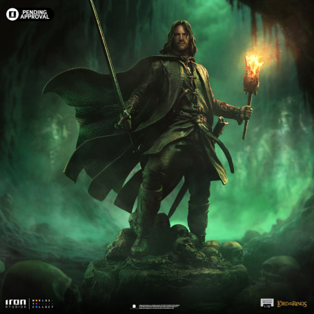 Iron Studios - Aragorn Desatado - El Señor de los Anillos - LOTR Desatado Arte Escala 1/10
