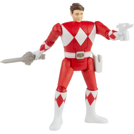 Hasbro - Mighty Morphin Power Rangers - Ranger Rojo Retro Morphin