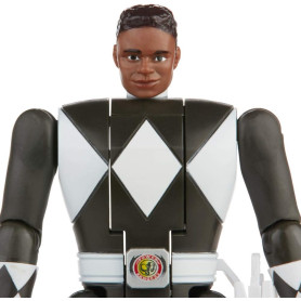 Hasbro - Mighty Morphin Power Rangers - Ranger Negro Retro Morphin