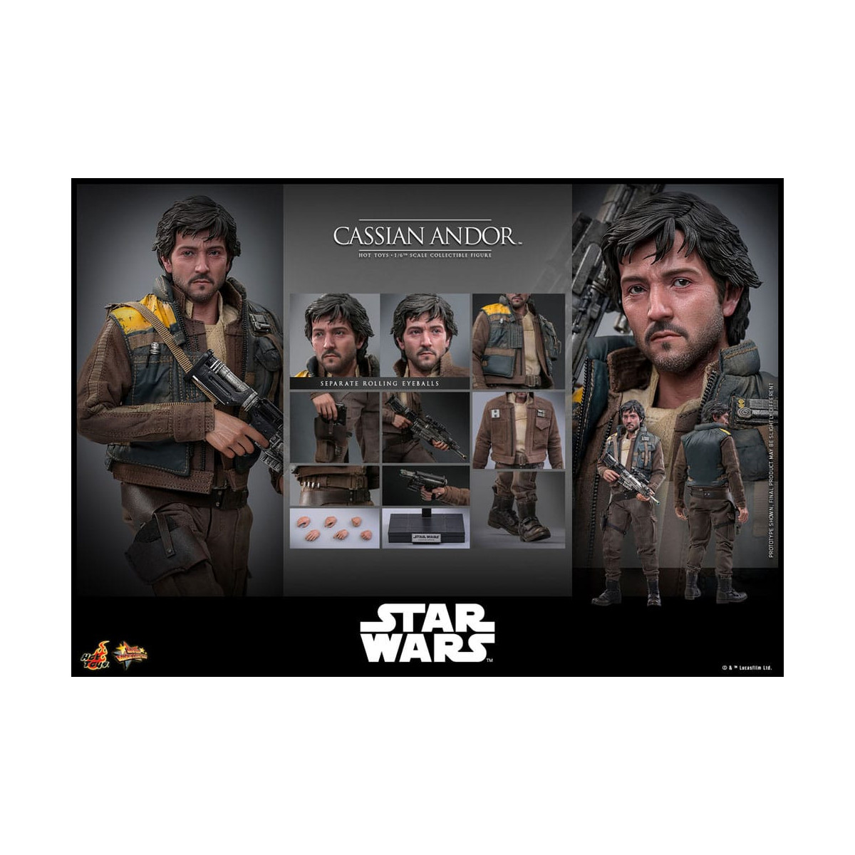 Hot Toys Star Wars Rogue One - CASSIAN ANDOR MMS 1/6