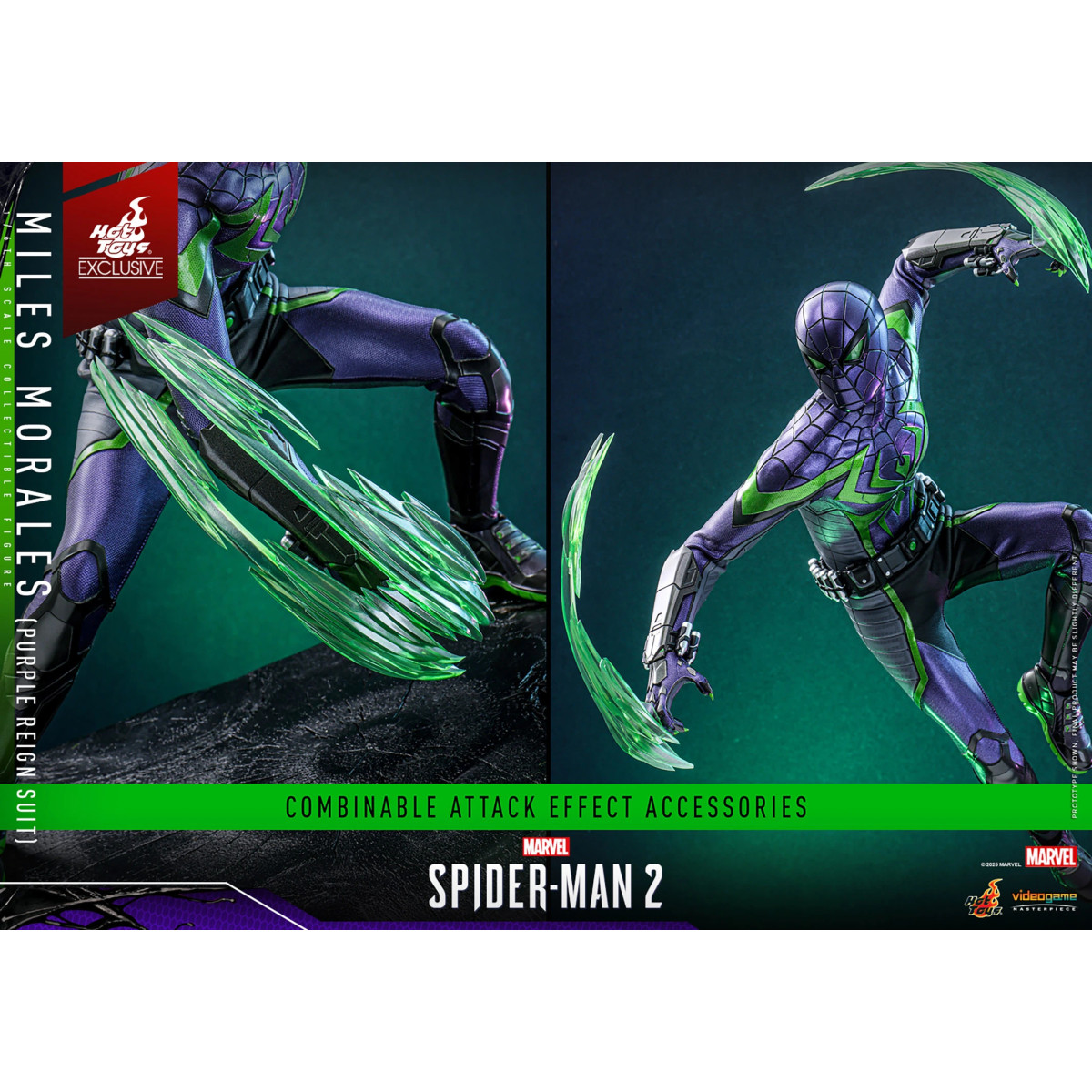 Hot Toys Marvel's Spider-Man 2: Miles Morales (Traje Purple Reign) Video Game Masterpiece 1/6