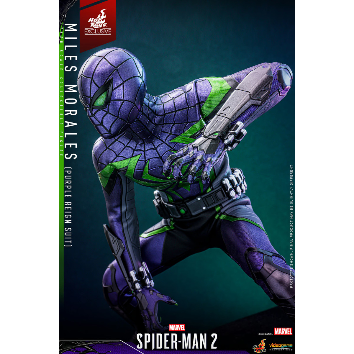 Hot Toys Marvel's Spider-Man 2: Miles Morales (Traje Purple Reign) Video Game Masterpiece 1/6