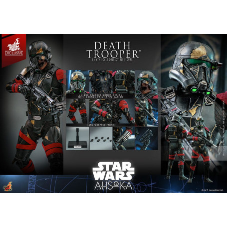 Hot Toys - Death Trooper Exclusivo TM 1/6 - Star Wars Ahsoka