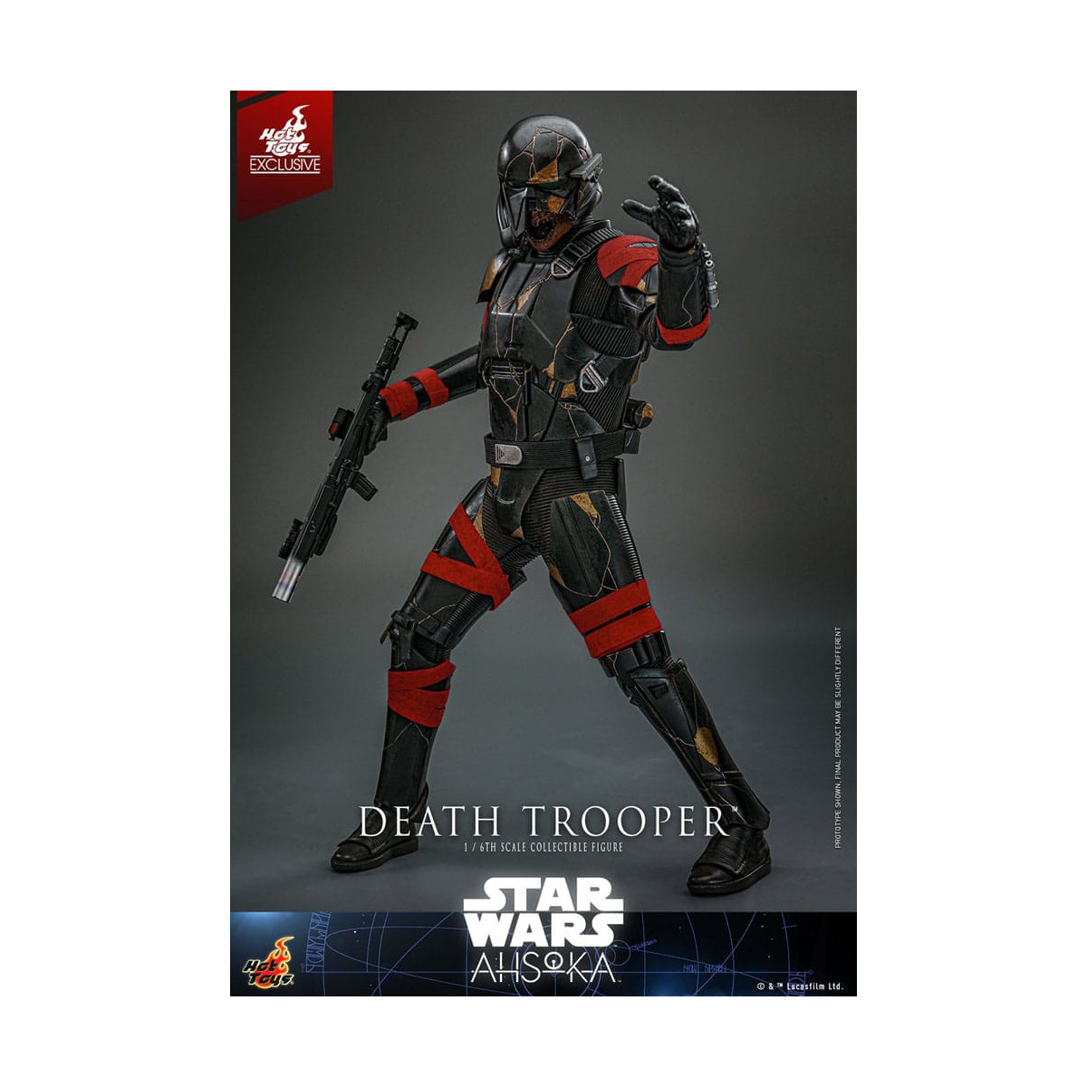 Hot Toys - Death Trooper Exclusivo TM 1/6 - Star Wars Ahsoka