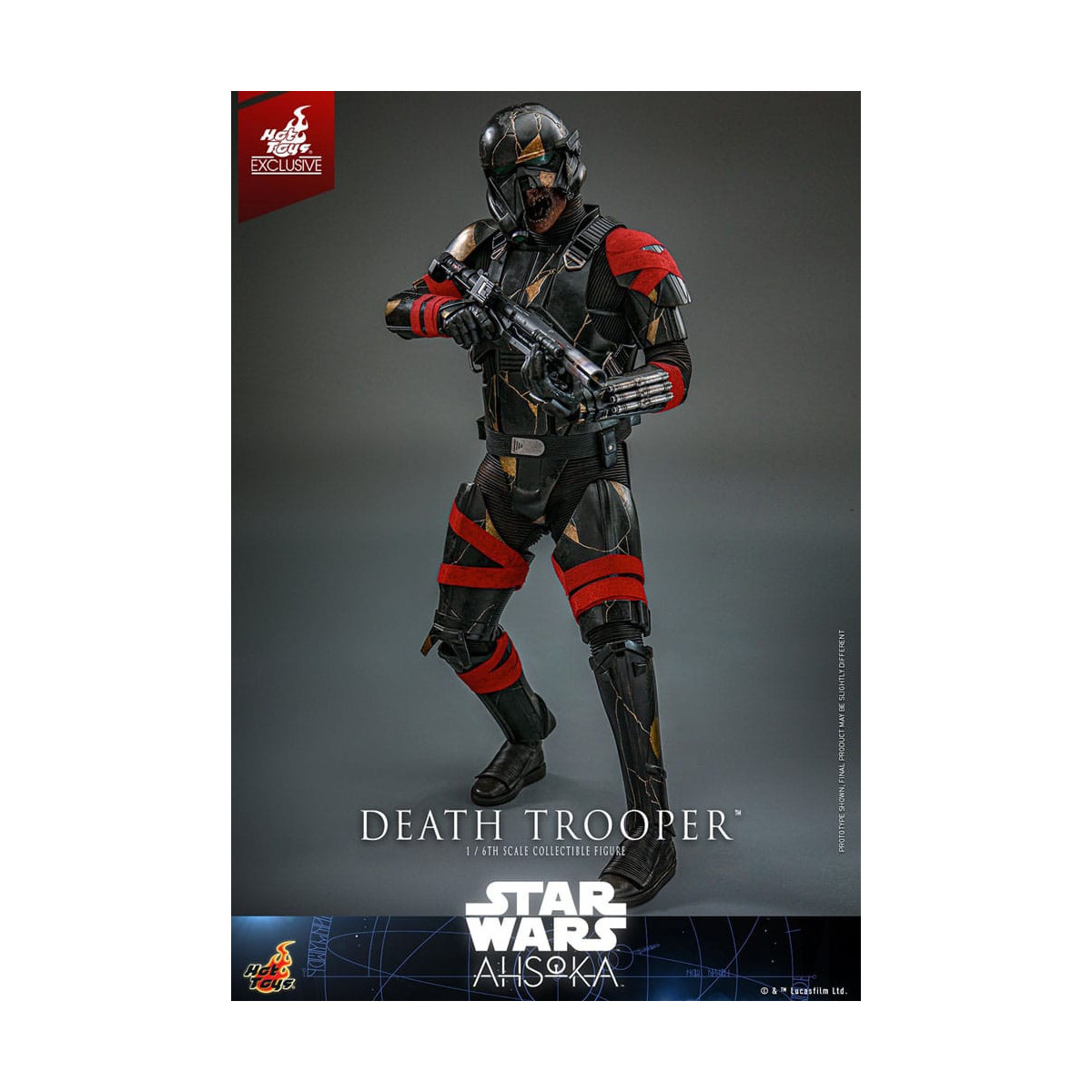 Hot Toys - Death Trooper Exclusivo TM 1/6 - Star Wars Ahsoka