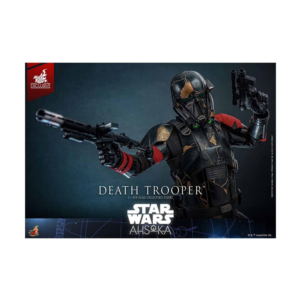 Hot Toys - Death Trooper Exclusivo TM 1/6 - Star Wars Ahsoka