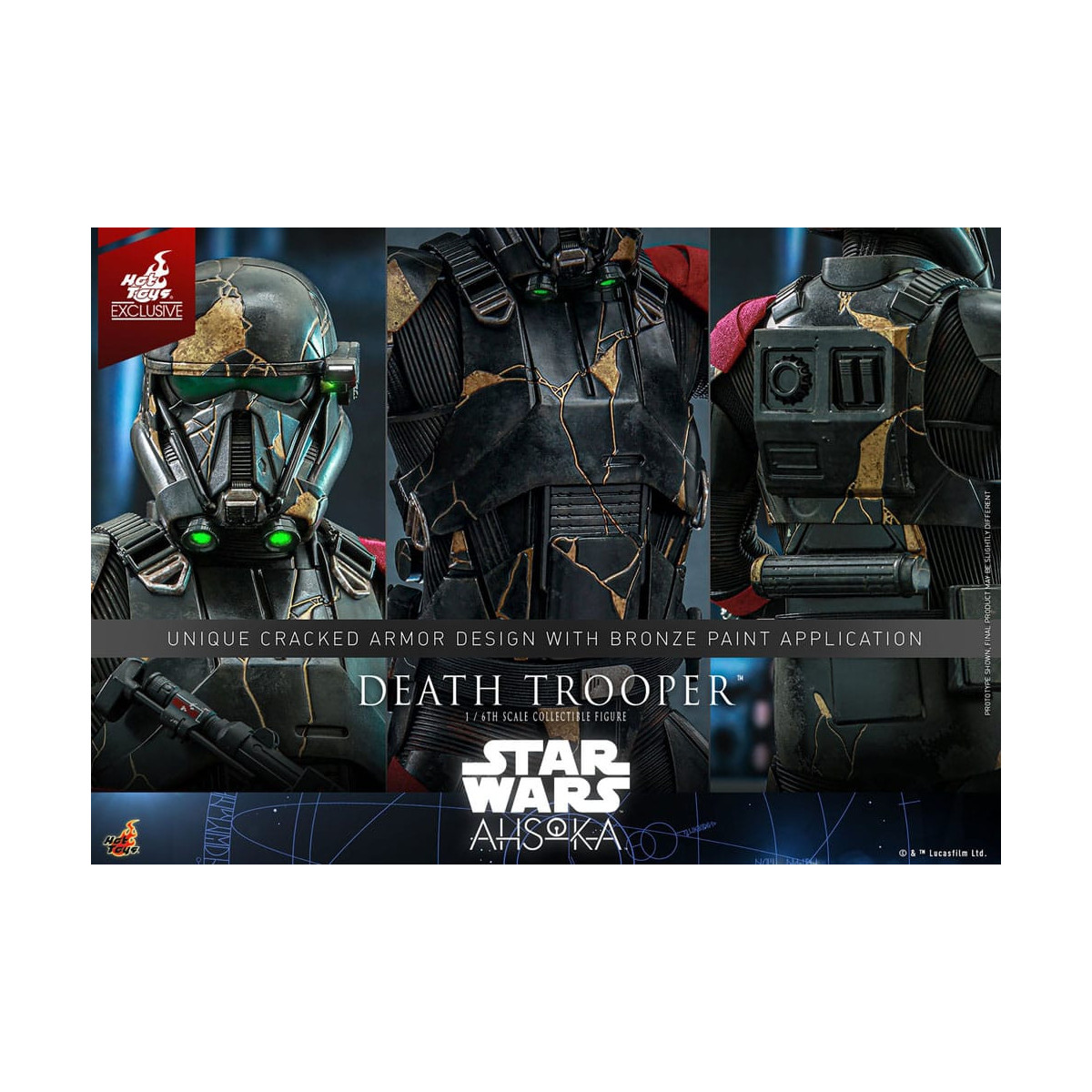 Hot Toys - Death Trooper Exclusivo TM 1/6 - Star Wars Ahsoka