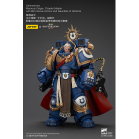 Joytoy - Marines Espaciales II - Marneus Calgar, Maestro de Capítulo con Armadura MkX Gravis y Guanteletes de Ultramar