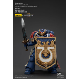 Joytoy - Marines Espaciales II - Ultramarines Victrix Guardia de Honor con Escudo de Tormenta y Espada de Poder
