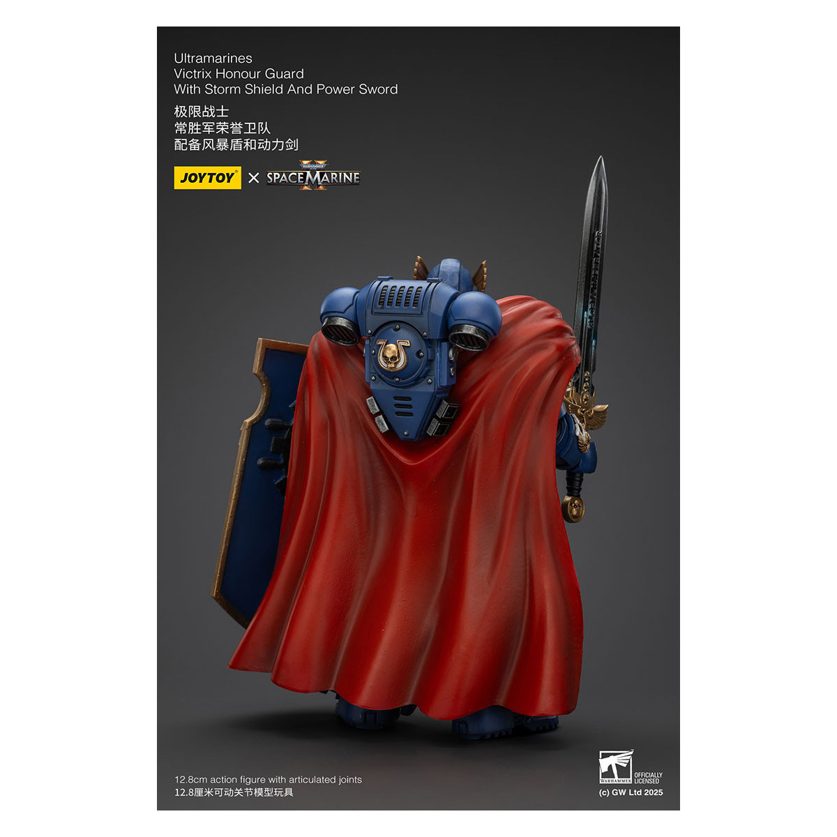 Joytoy - Marines Espaciales II - Ultramarines Victrix Guardia de Honor con Escudo de Tormenta y Espada de Poder