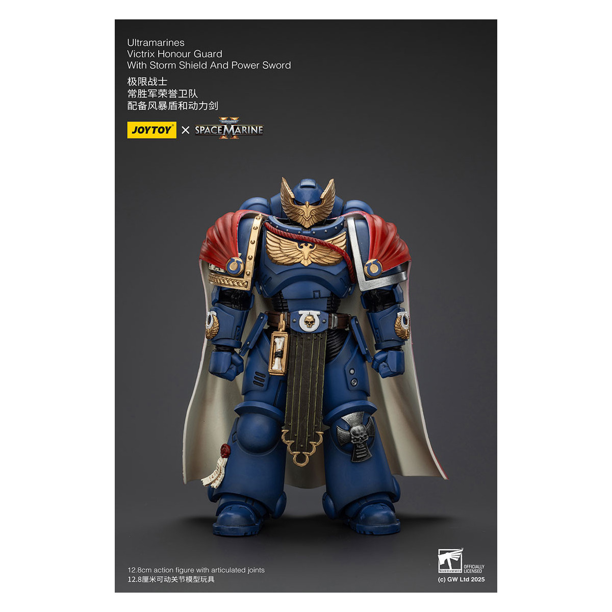 Joytoy - Marines Espaciales II - Ultramarines Victrix Guardia de Honor con Escudo de Tormenta y Espada de Poder