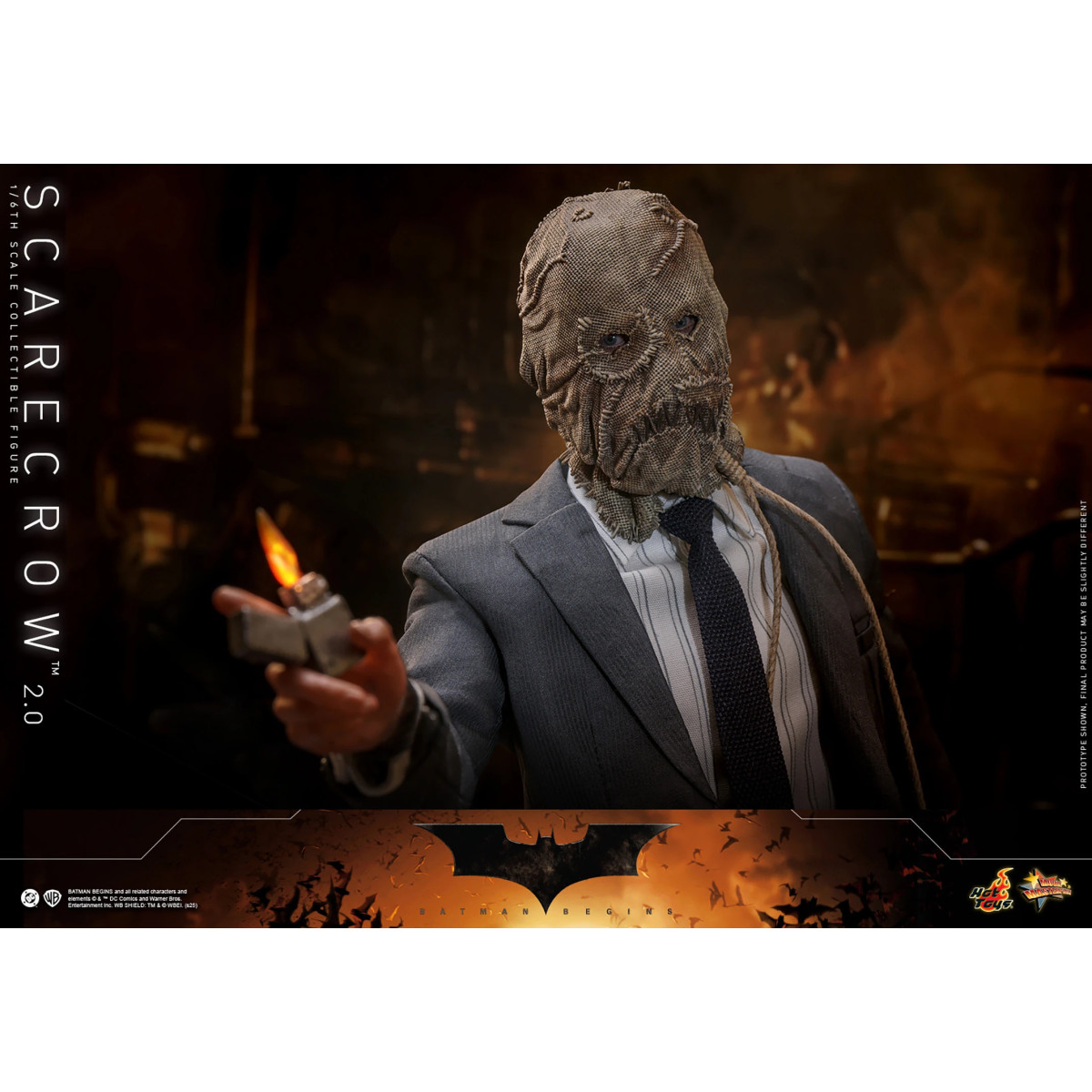 Hot toys Batman Begins - Espantapájaros 2.0 MMS 1/6