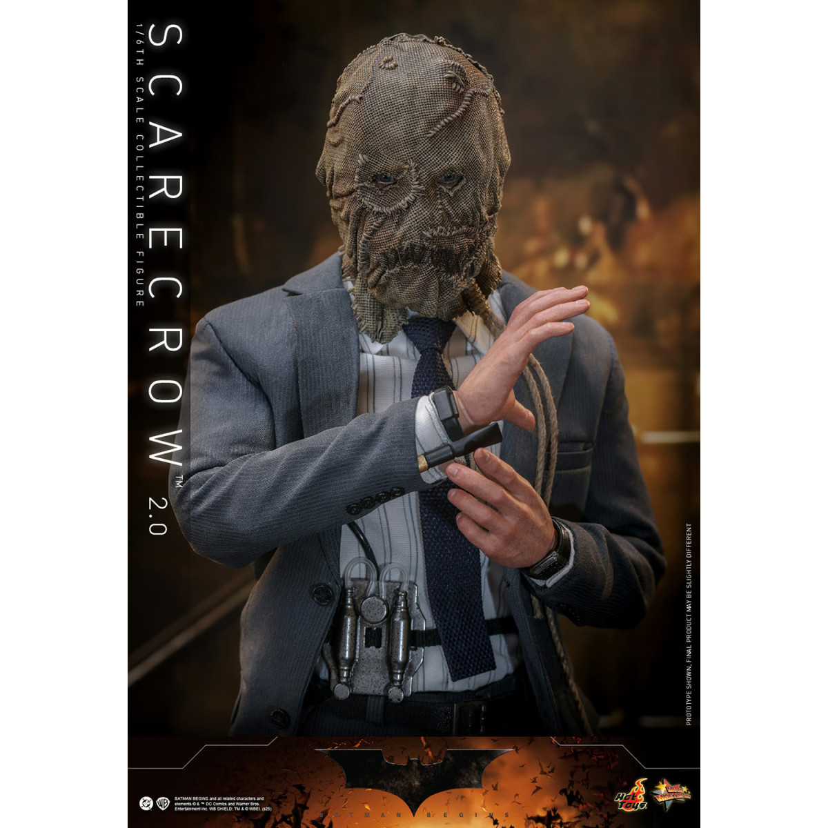 Hot toys Batman Begins - Espantapájaros 2.0 MMS 1/6