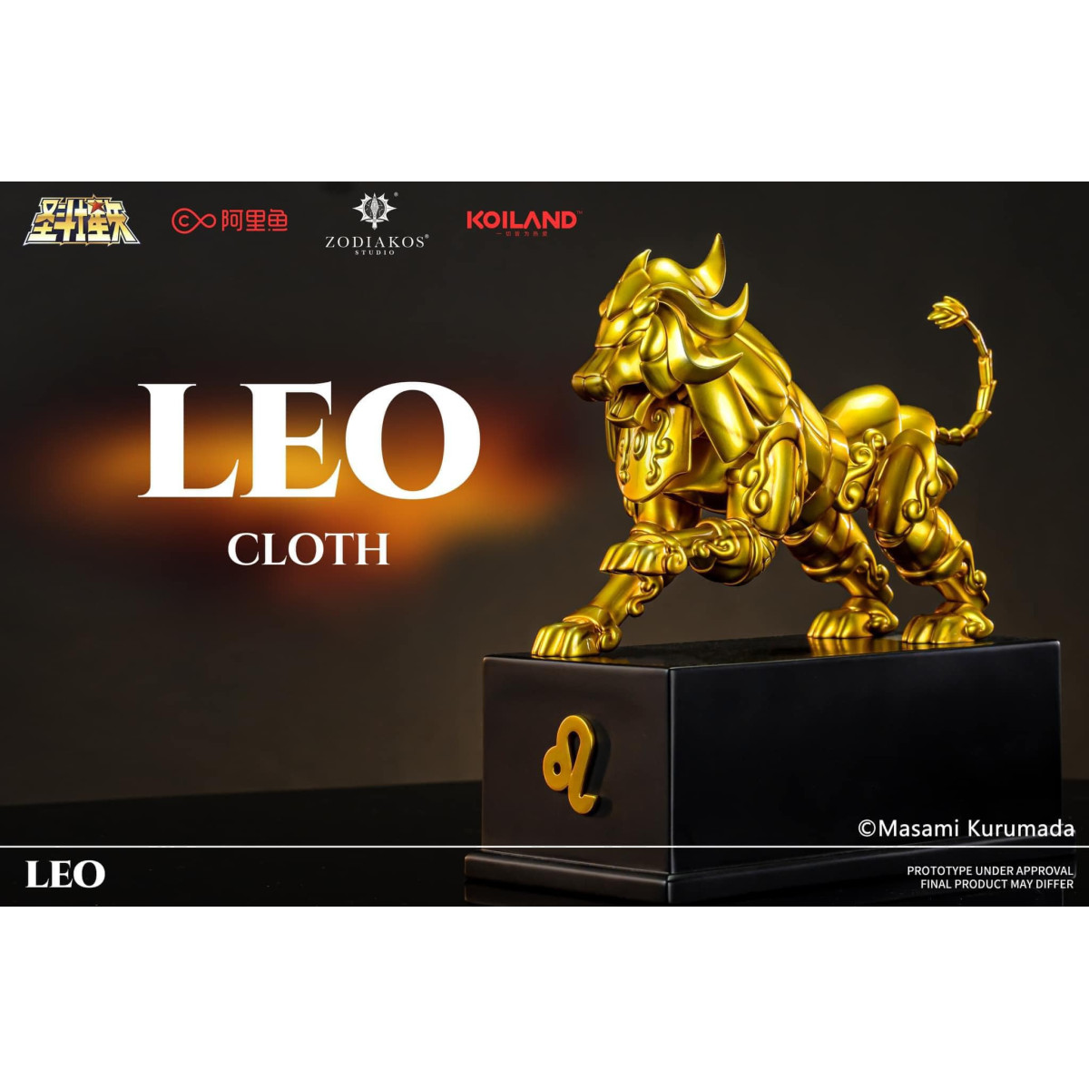 Zodiakos Studio - Tela Leo - Tótem León 1/6 - Saint Seiya - Estatua Caballeros del Zodiaco