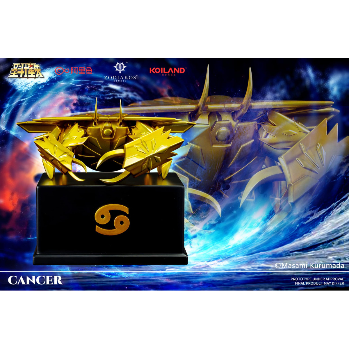 Zodiakos Studio - Tela de Cáncer - Tótem de Cáncer 1/6 - Saint Seiya - Estatua de los Caballeros del Zodiaco
