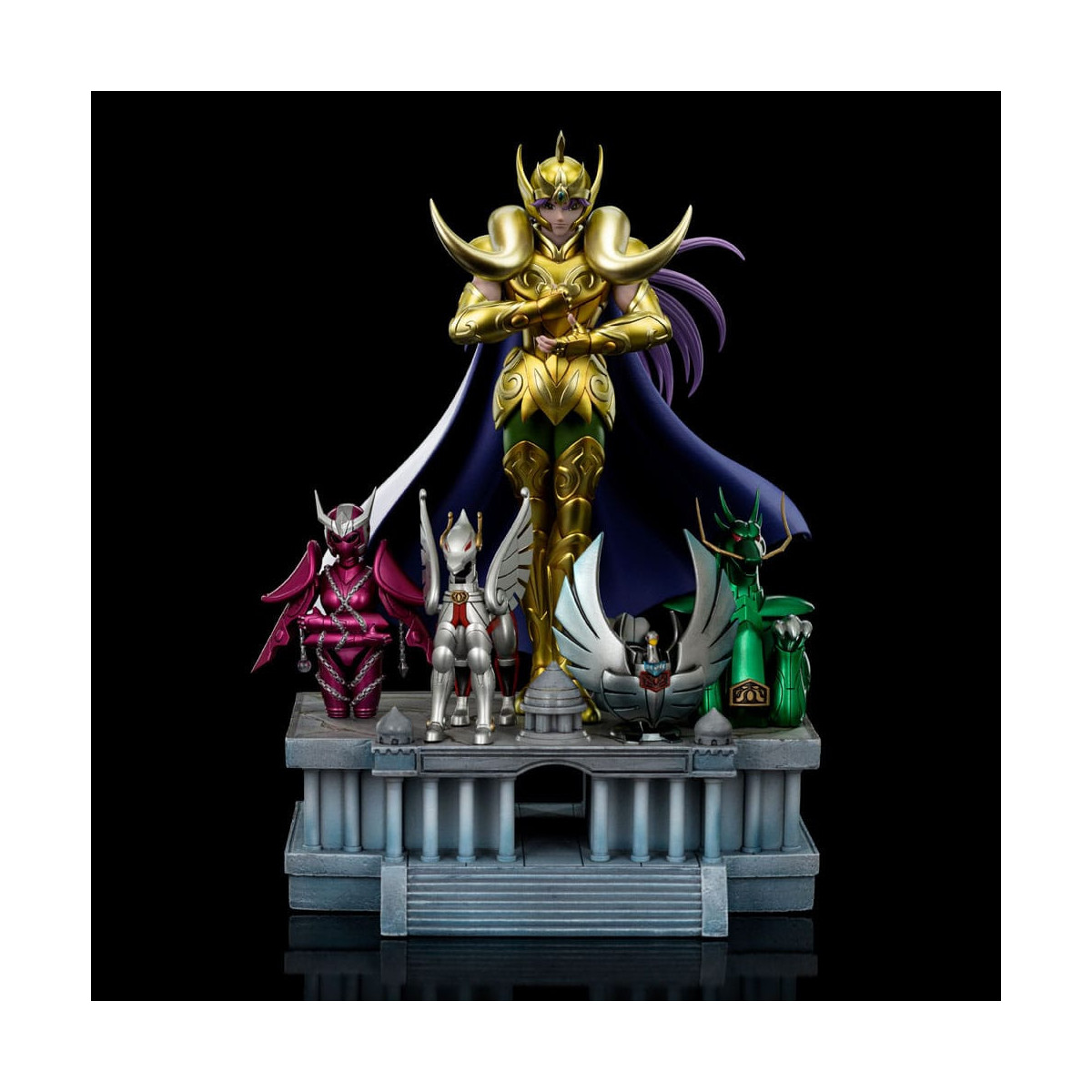 Iron Studios - Saint Seiya - Aries Mu Deluxe Art Escala 1/10 - Caballeros del Zodiaco