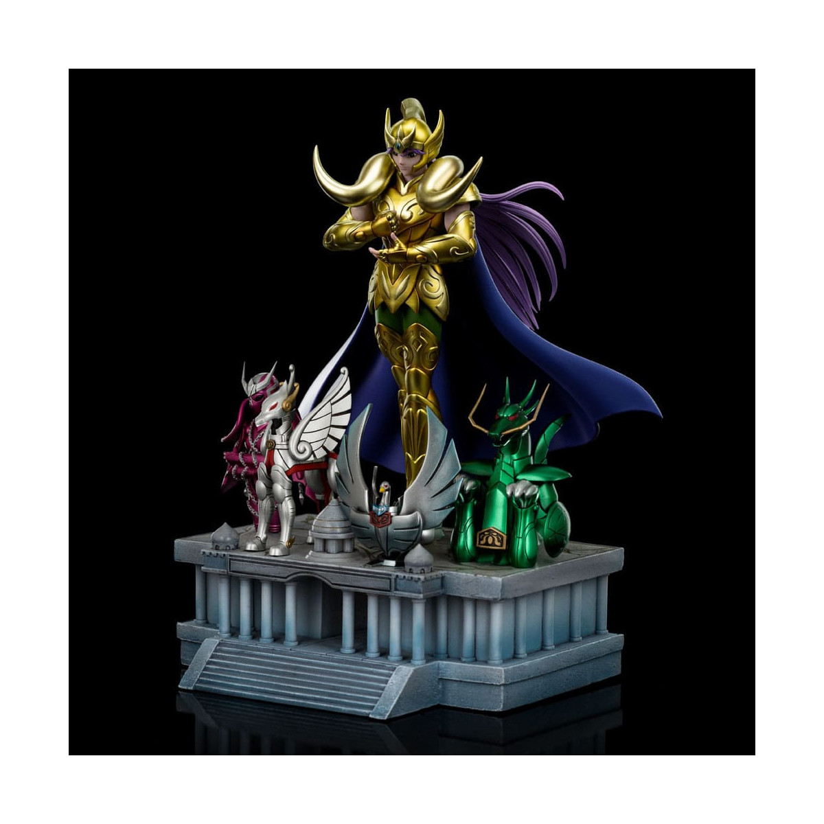 Iron Studios - Saint Seiya - Aries Mu Deluxe Art Escala 1/10 - Caballeros del Zodiaco