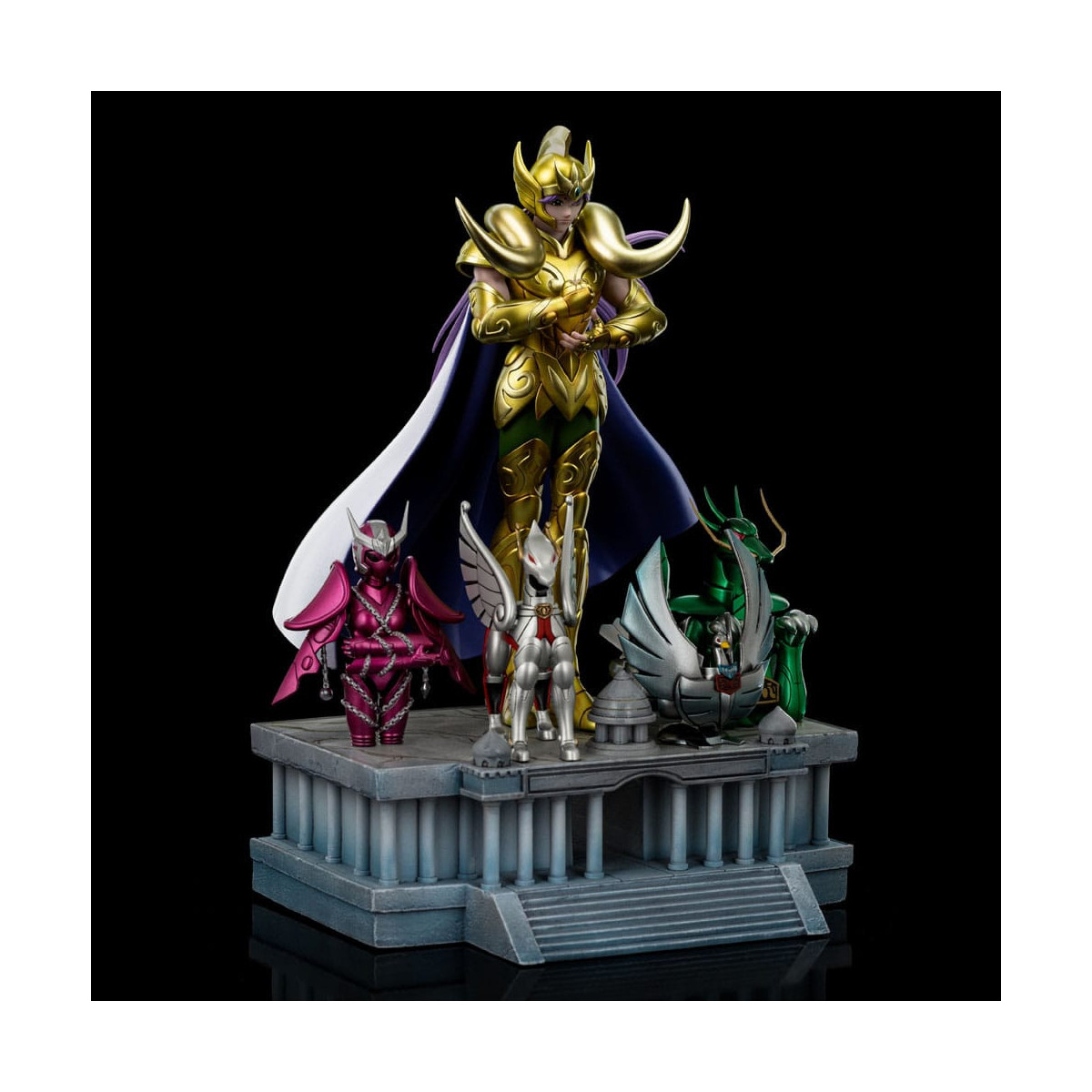Iron Studios - Saint Seiya - Aries Mu Deluxe Art Escala 1/10 - Caballeros del Zodiaco