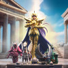 Iron Studios - Saint Seiya - Aries Mu Deluxe Art Escala 1/10 - Caballeros del Zodiaco