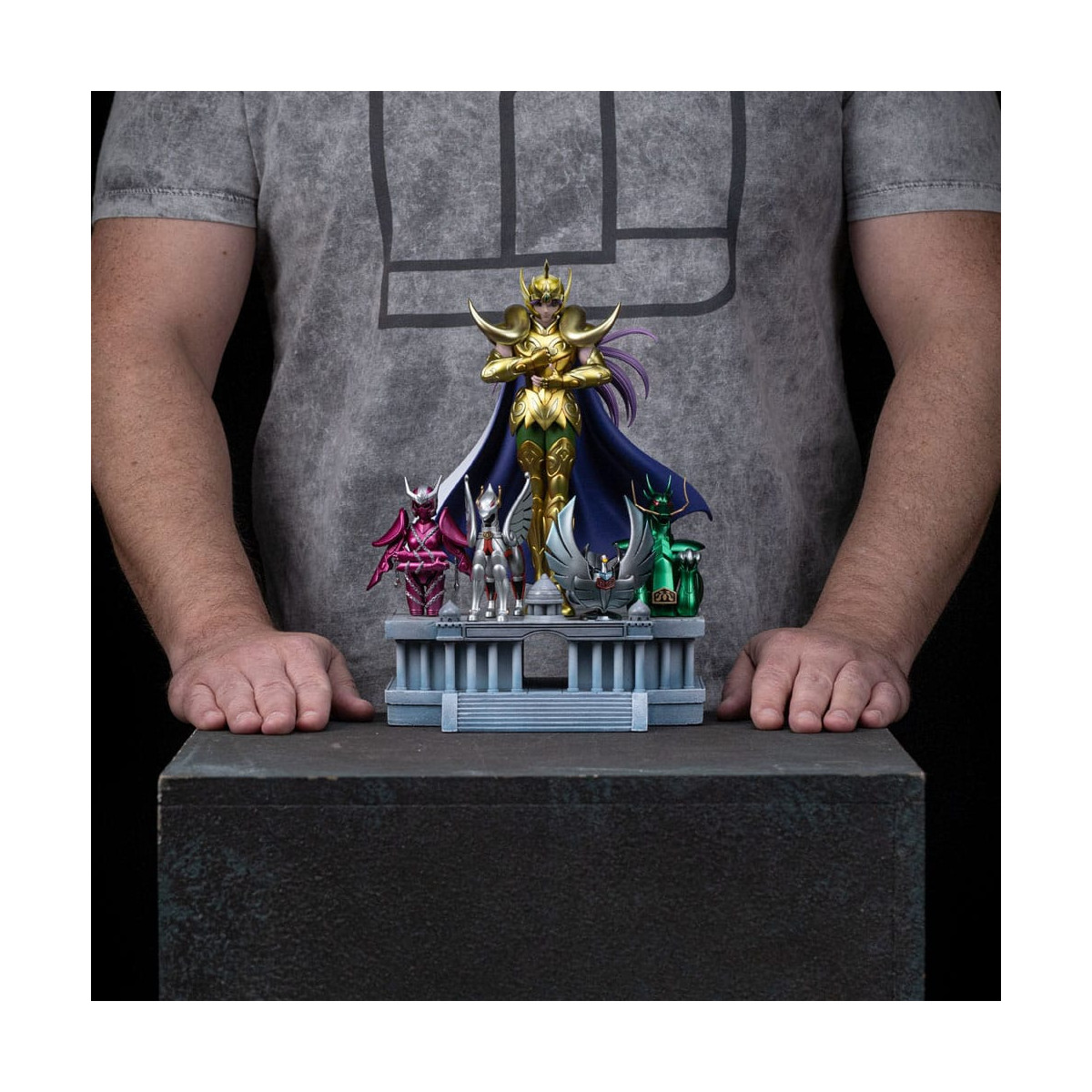 Iron Studios - Saint Seiya - Aries Mu Deluxe Art Escala 1/10 - Caballeros del Zodiaco