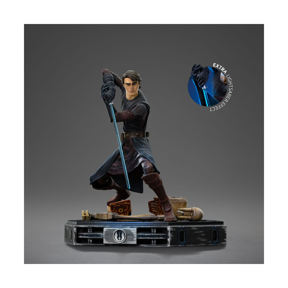 Iron Studios Star Wars Clone Wars - Anakin Skywalker Arte Escala 1/10