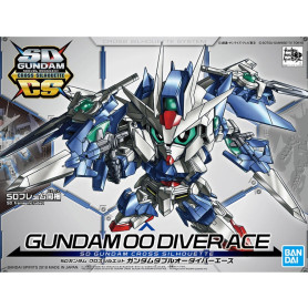 Bandai - Gunpla - Silueta SD Gundam Cross - GUNDAM 00 DIVER ACE