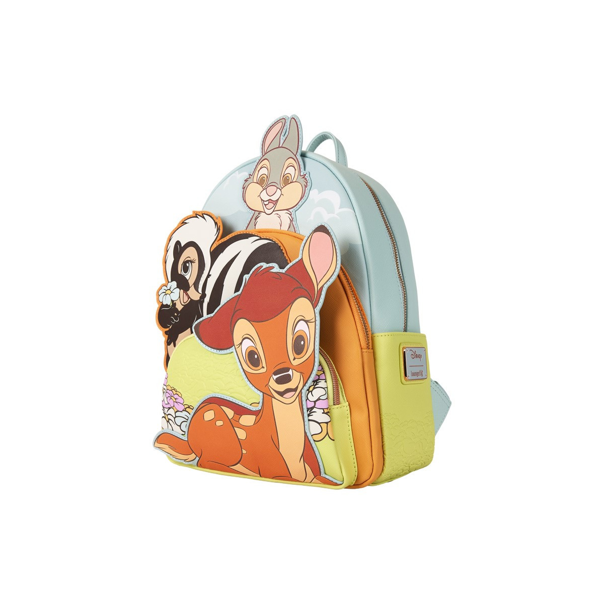 Disney Loungefly Mini Mochila Triple Bolsillo Bambi