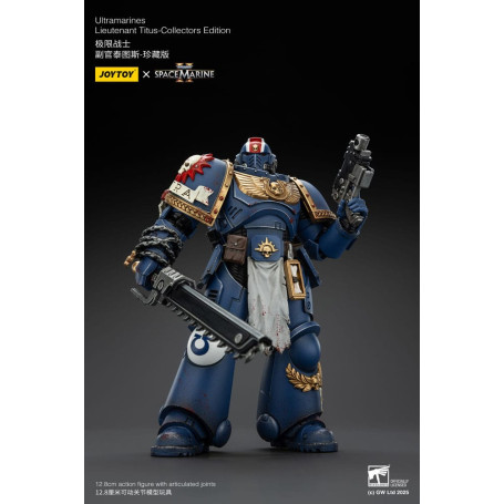 JoyToy - Marines Espaciales II - Ultramarines Teniente Titus Edición Coleccionista 1/18 - Warhammer 40000
