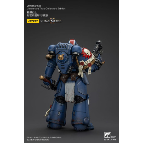 JoyToy - Marines Espaciales II - Ultramarines Teniente Titus Edición Coleccionista 1/18 - Warhammer 40000