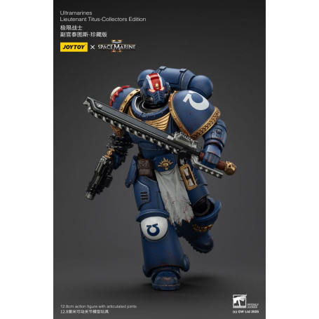 JoyToy - Marines Espaciales II - Ultramarines Teniente Titus Edición Coleccionista 1/18 - Warhammer 40000