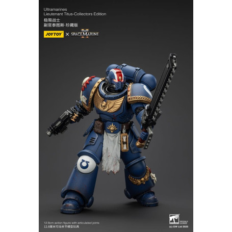 JoyToy - Marines Espaciales II - Ultramarines Teniente Titus Edición Coleccionista 1/18 - Warhammer 40000