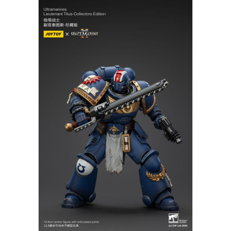 JoyToy - Marines Espaciales II - Ultramarines Teniente Titus Edición Coleccionista 1/18 - Warhammer 40000