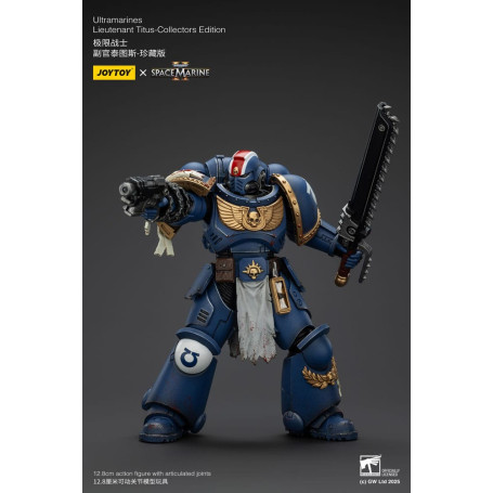 JoyToy - Marines Espaciales II - Ultramarines Teniente Titus Edición Coleccionista 1/18 - Warhammer 40000