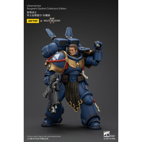 JoyToy - Marines Espaciales II - Ultramarines Sargento Gadriel Edición Coleccionista 1/18 - Warhammer 40000
