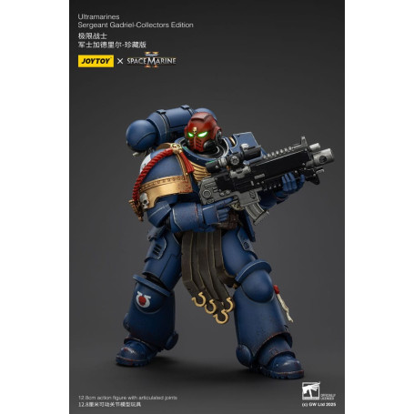 JoyToy - Marines Espaciales II - Ultramarines Sargento Gadriel Edición Coleccionista 1/18 - Warhammer 40000