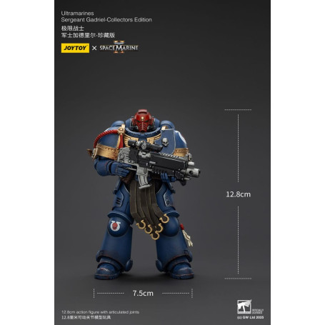 JoyToy - Marines Espaciales II - Ultramarines Sargento Gadriel Edición Coleccionista 1/18 - Warhammer 40000