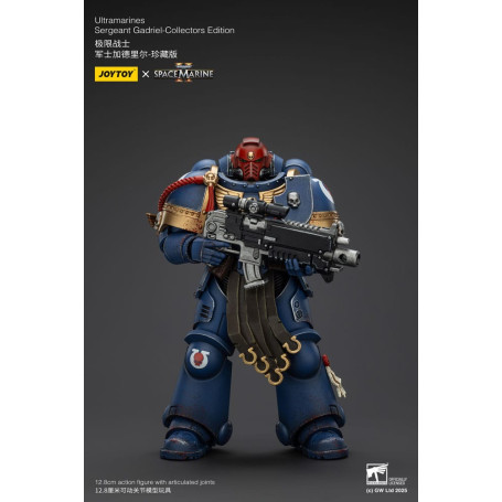 JoyToy - Marines Espaciales II - Ultramarines Sargento Gadriel Edición Coleccionista 1/18 - Warhammer 40000