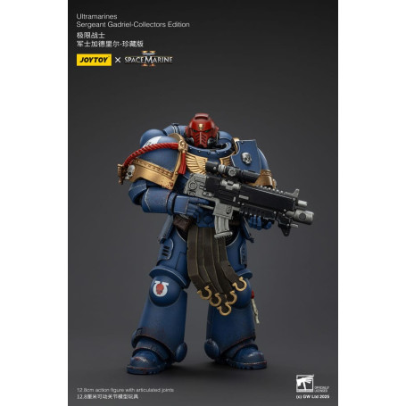 JoyToy - Marines Espaciales II - Ultramarines Sargento Gadriel Edición Coleccionista 1/18 - Warhammer 40000