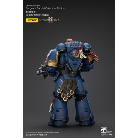 JoyToy - Marines Espaciales II - Ultramarines Sargento Gadriel Edición Coleccionista 1/18 - Warhammer 40000