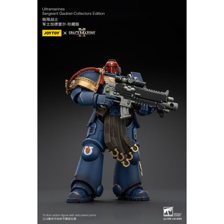 JoyToy - Marines Espaciales II - Ultramarines Sargento Gadriel Edición Coleccionista 1/18 - Warhammer 40000