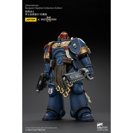 JoyToy - Marines Espaciales II - Ultramarines Sargento Gadriel Edición Coleccionista 1/18 - Warhammer 40000