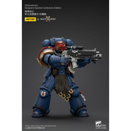 JoyToy - Marines Espaciales II - Ultramarines Sargento Gadriel Edición Coleccionista 1/18 - Warhammer 40000